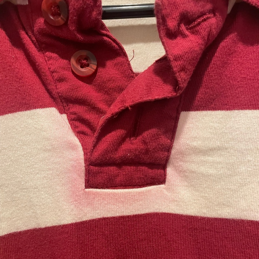 Harry Potter Quidditch Red and White Striped Polo Shirt - Picture 3 of 7